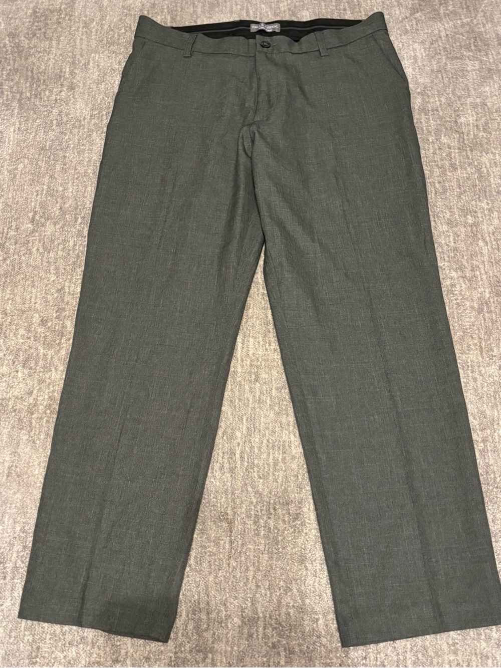 Fall Creek Mens Straight Fit Flat Front Dress Pants
36×30 New